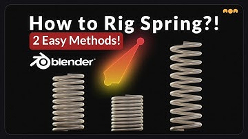 Awakening 3D Models Ep. 8 - How to Rig a Spring in Blender (2 Easy Methods!)