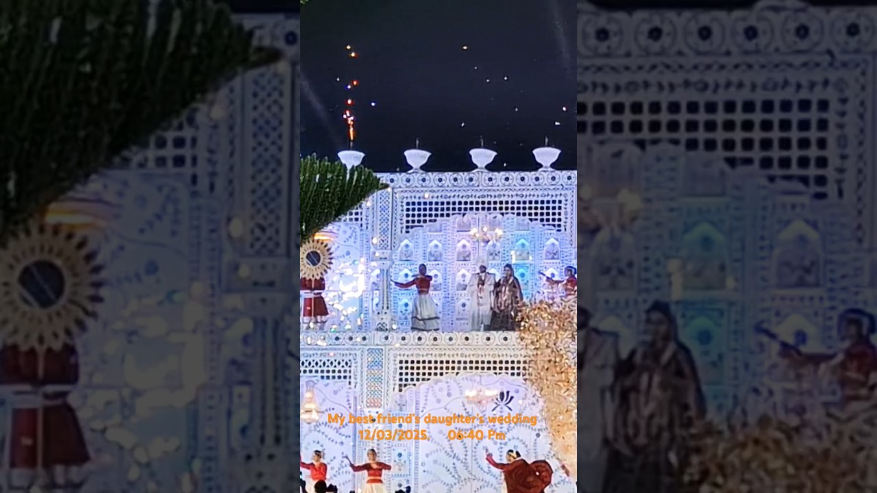 My best friend's daughter's wedding