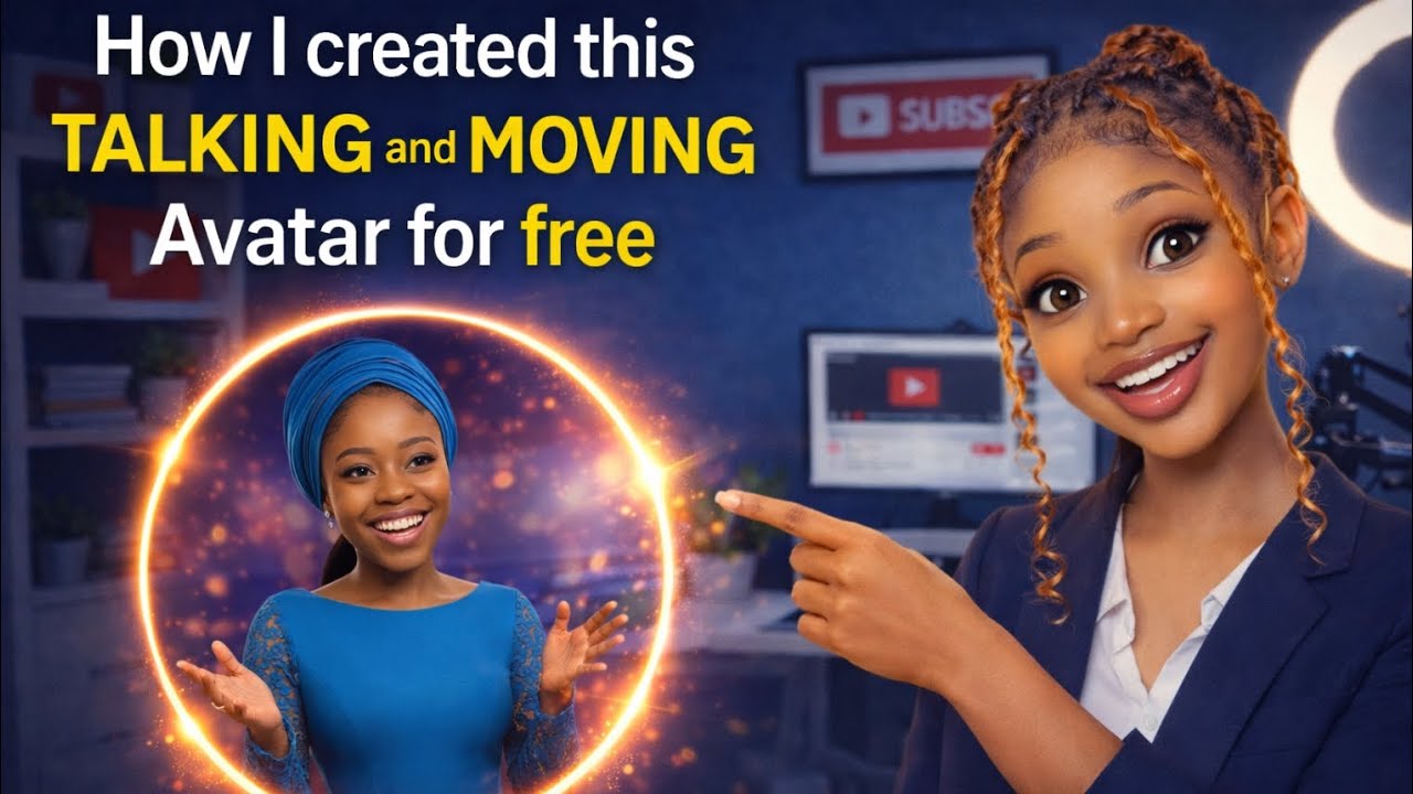 PART 2 : How I Created a Talking and Moving AI Avatar using free AI ...
