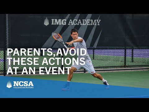 What Parents Should Avoid Doing at Recruiting Events