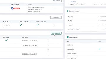 Add New users to Vendor Profiles