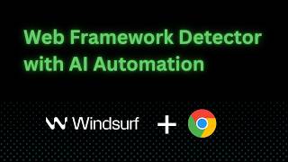 Build an AI Web Framework Detector Chrome Extension