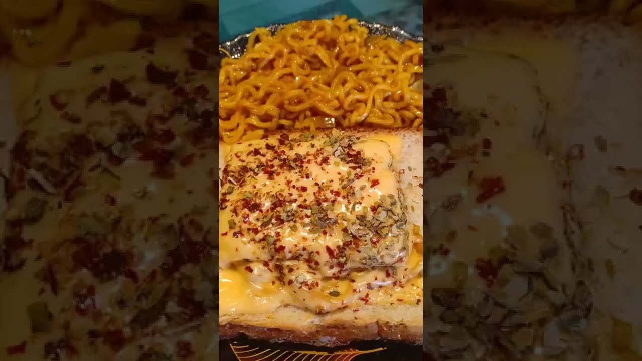 cheese burst maggi sandwich |unique Maggi bread n cheese snack