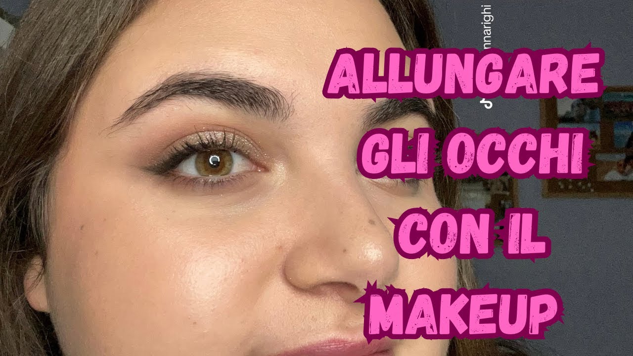 TRUCCO PER ALLUNGARE GLI OCCHI IN MODO SEMPLICE E VELOCE ADATTO A TUTTI #makeuptutorial #eyemakeup