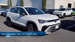 2026 Volkswagen Taos 1.5T S Sport Utility San Jose  Sunnyvale  Hayward  Redwood City  Cupertino