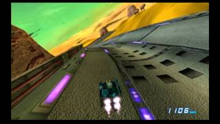 F-Zero GX 1080p 60 fps Time Attack: Sand Ocean Surface Slide (1'41398)
