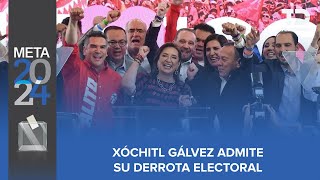 Xóchitl Gálvez acepta derrota en la elección presidencial de México 2024