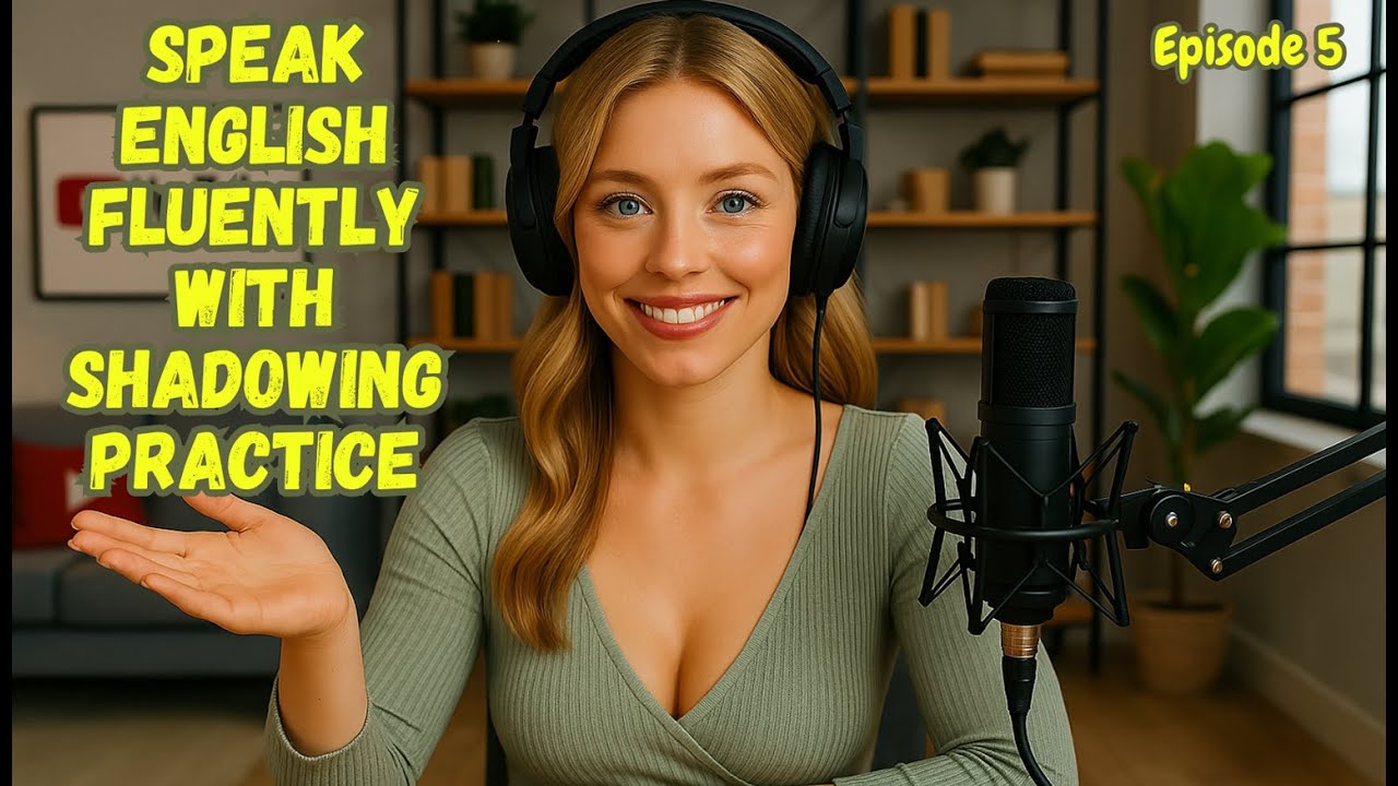 SPEAK ENGLISH FLUENTLY with Shadowing English Speaking Practice ...