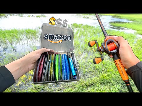 The CHEAPEST  Fishing Kit!! (Fishing Challenge) Very Surprising! 
