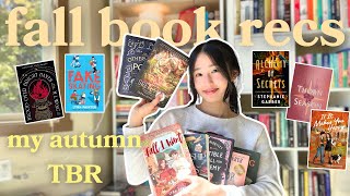 FALL BOOK RECS (my autumn TBR) 🍁💞