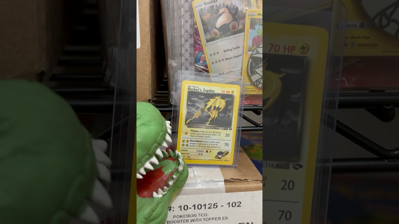 Pokemon cards Rockets Zapdos Gym Challenge 