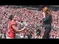 Watch the famous footballer drue chrisman proposing his bae on the field of football publicly 