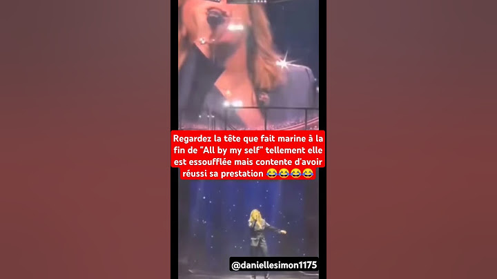 Marine la tête qu'elle fait à la fin de All by myself Amnéville #Marine #staracademy #Amneville #top