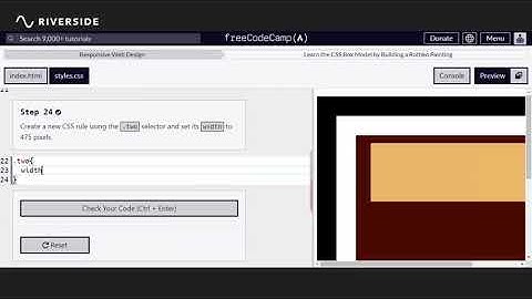 Learn the CSS Box Model by Building Rothko Painting || CSS Box Model freeCodecamp