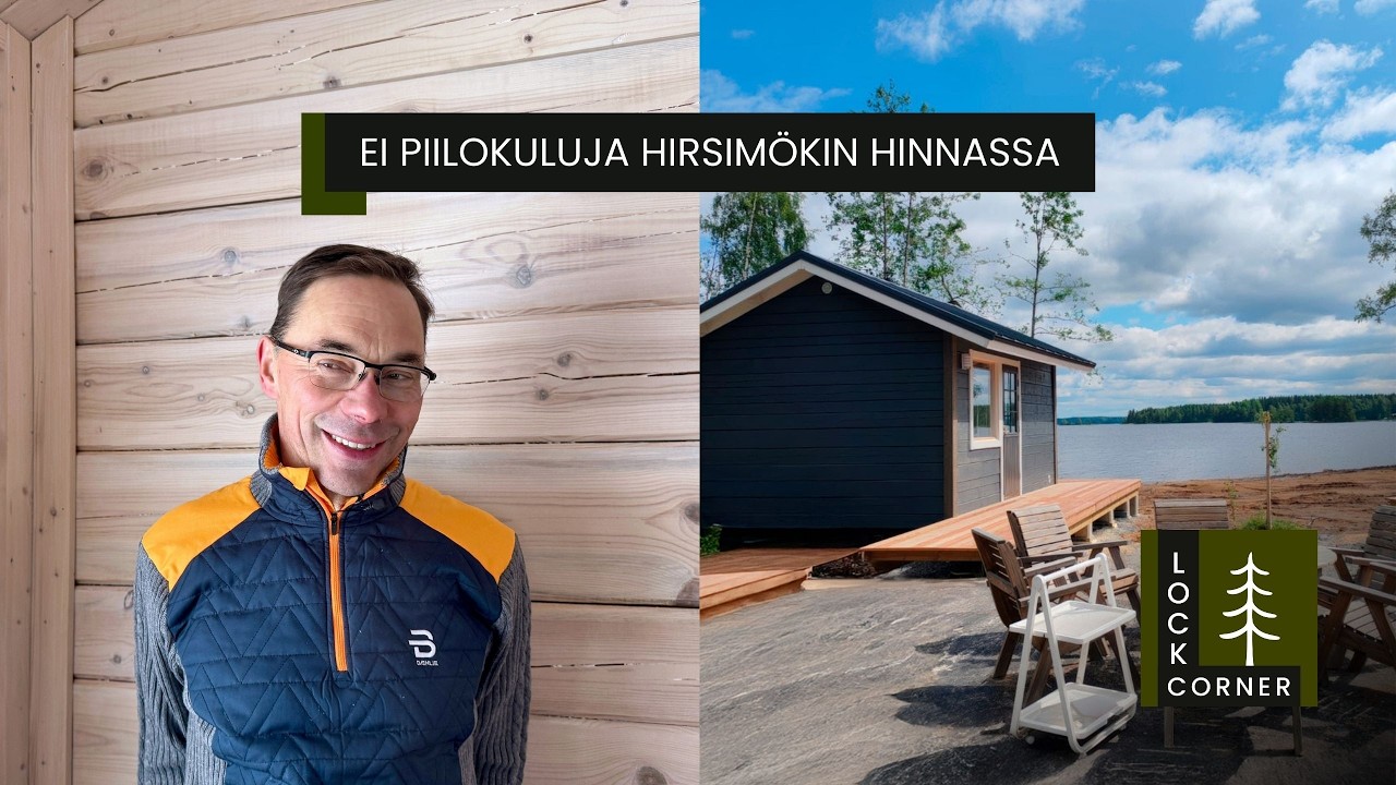 Ei piilokuluja – mitä LockCornerin hirsimökin hinta pitää sisällään? | Risto Haikonen