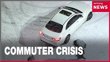 Traffic hazards in Seoul, capital region due to snow, frozen roads