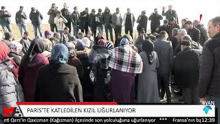 Pari̇ste Katledi̇len Kizil Son Yolculuğuna Uğurlandi