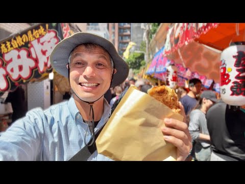 Tokyo Food Festival near Ueno | Takoyaki, Gyoza Bread, Noodles & Wagyu (Shitaya)  thumbnail