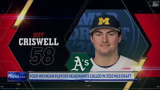 Michigan Wolverines React to Being Drafted into MLB