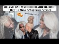 ME AND BAE MATCHED HAIRCOLORS !! + Make A Wig From Scratch | Laurasia Andrea Wigs