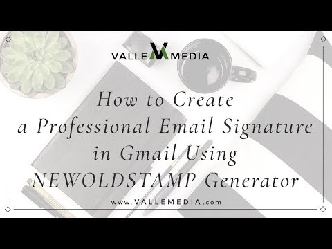 How to Create a Professional Email Signature in Gmail Using NEWOLDSTAMP Generator