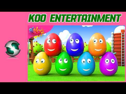 Surprise Eggs Kids Song | Colorful Eggs | Nursery Rhymes & Kids Songs