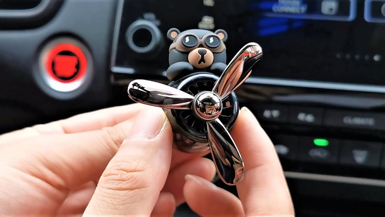 Car Air Freshener Bear Pilot Unboxing and Review - Does It Work? 