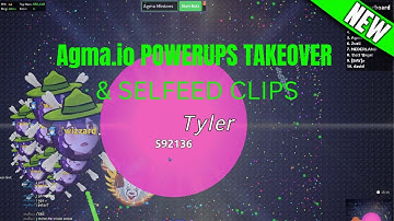AGMA.IO POWERUPS TAKEOVER & SELFEED CLIPS !?!? #agma #agmaio #power #playagma.io