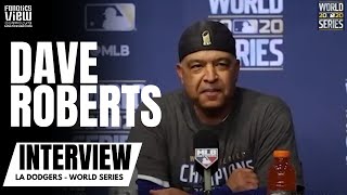 Dave Roberts Reacts to Dodgers World Series Win & Reveals Mookie Betts Convo After Blake Snell Left