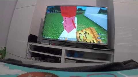 Minecraft I tried to build a find the button map but ended up building a Marget AKA ( snow man )