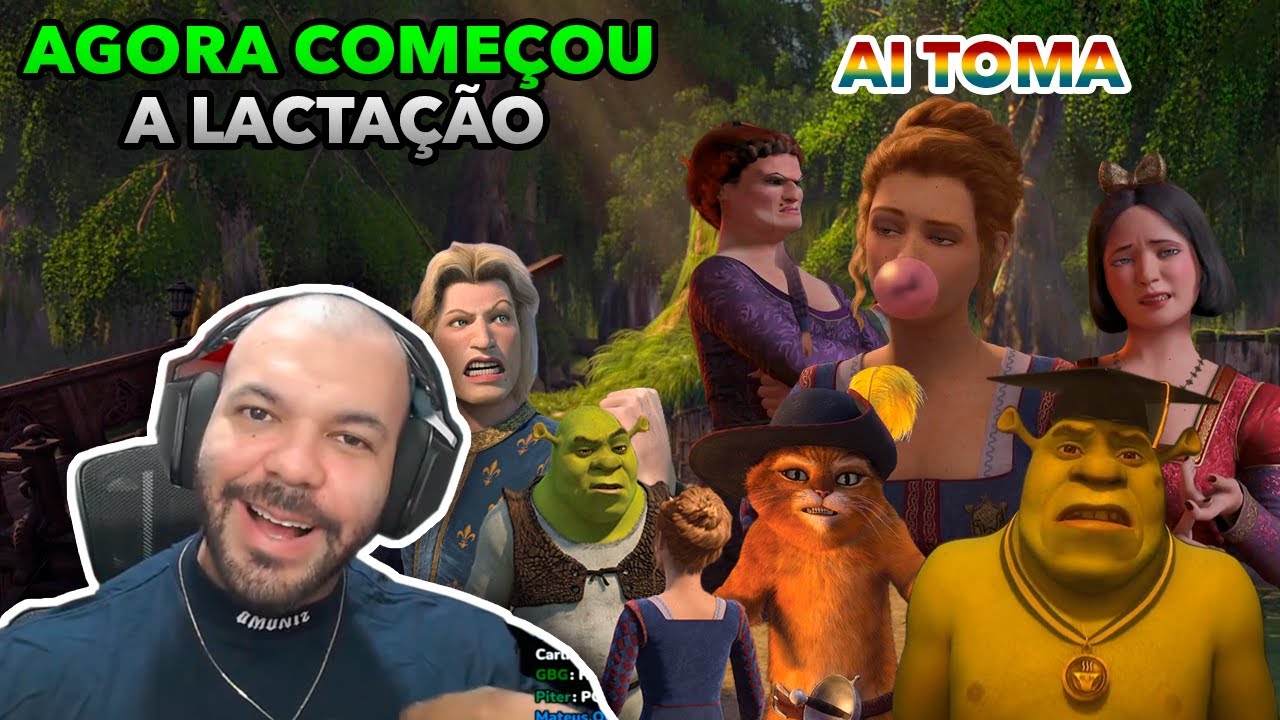 SHREK VIROU O REI DO CP NO TERCEIRO FILME KKKKKKKKKKKKKK - RENANPLAY REACT