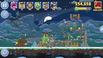 Angry Birds Friends Level 11 Tournament 1526 three stars NO POWER-UP walkthrough 2025-03-15
