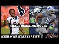 2018 Fantasy Football Lineup Advice  - Week 9 WR's Start/Sit Episode