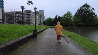 Rainy Street Walk | Calm Urban Ambience for Relaxation