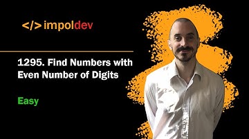 Find Numbers with Even Number of Digits | LeetCode 1295 - Python