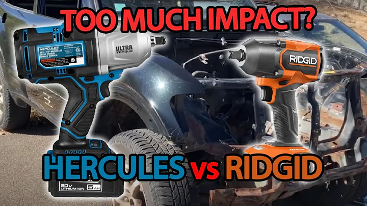 Do you really need a High Torque Impact Wrench? HERCULES Ultra Torque Gen2 vs RIDGID Mid Torque