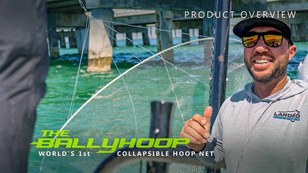 Catch Live Bait in Tampa Florida BallyHoop Collapsible Hoop Net