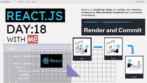 Render and Commit | State as a Snapshot In ReactJs ⚛