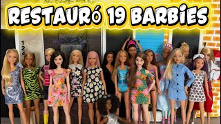 I restored 19 Barbies 😱✨🤗 #barbie #omg I restored 19 Barbies 😱✨🤗 #barbie #omg