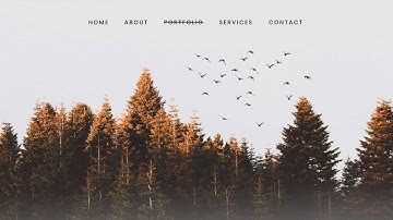Awesome Strikethrough Menu Hover Effect | CSS Menu Hover Effect