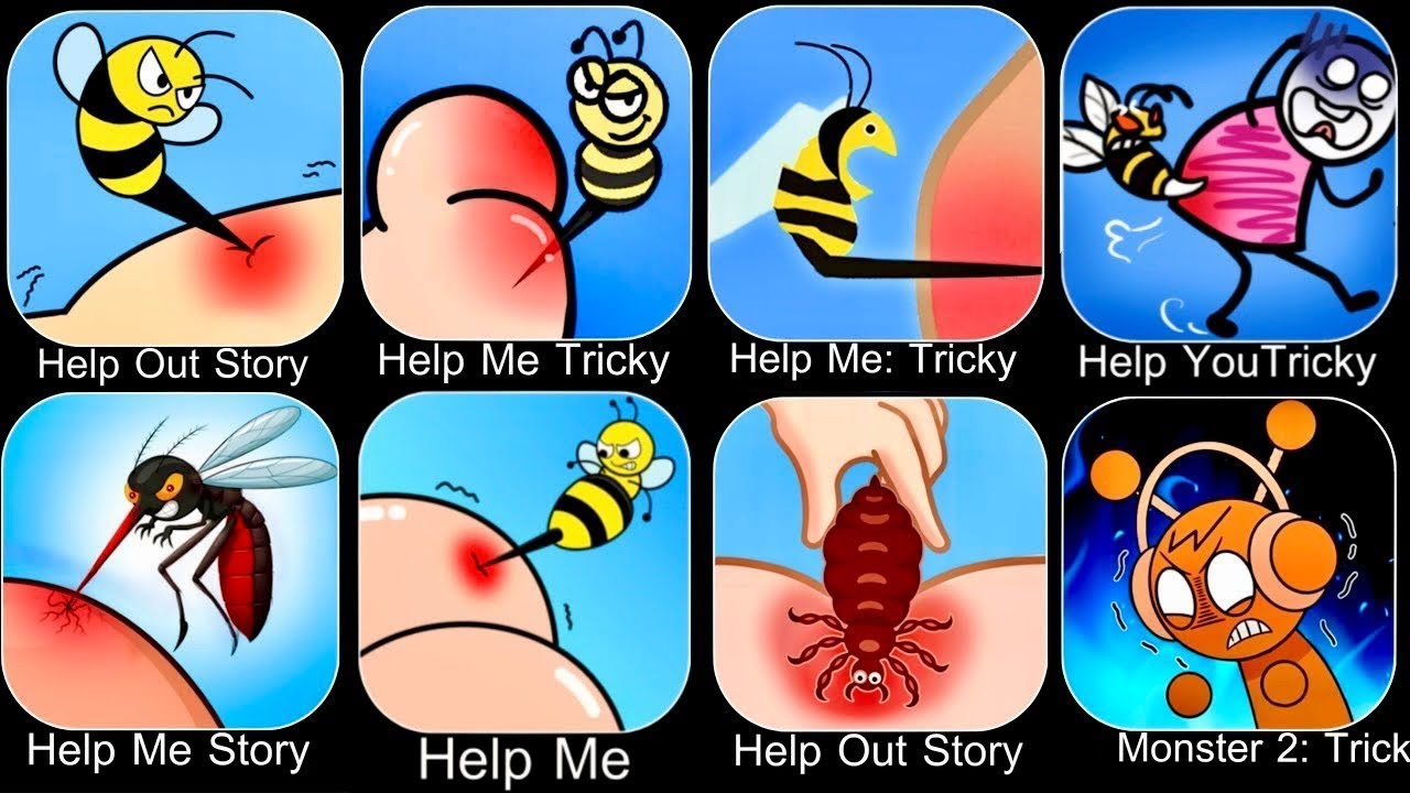 Help Me Tricky Puzzle,Help Me Tricky Story,Help Stickman Tricky VS Tricky Story,Help Me Brain #5