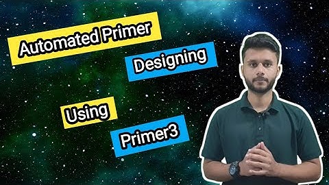 Primer Designing Using Automated Tool Primer3.