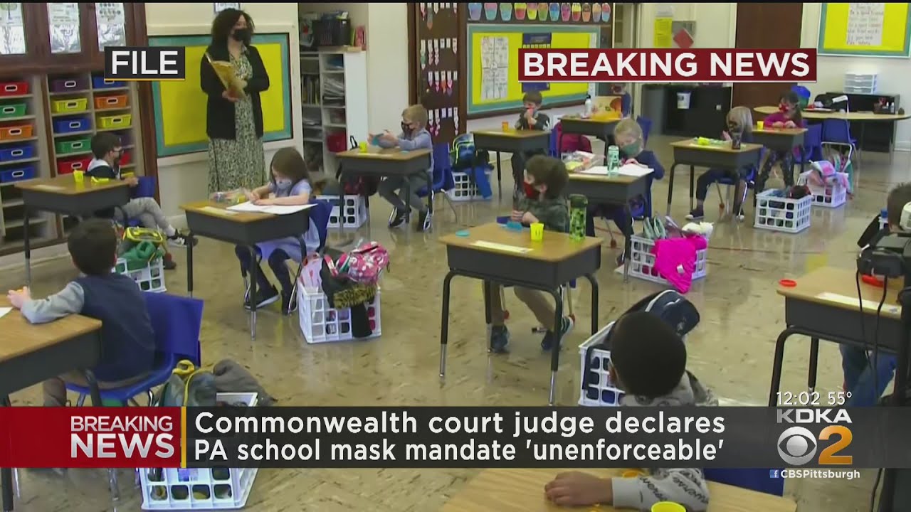 Judge Overturns Wolf Administration's School Mask Mandate - YouTube