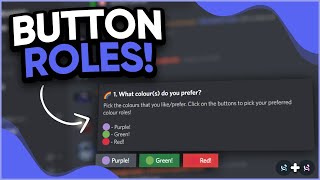 How to Make Button Roles on Discord! (2022)