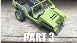 Turning a GI Joe VAMP into a custom RC creation PART 3