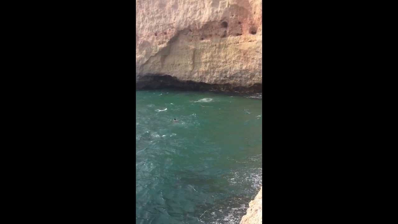 100 foot cliff jump YouTube