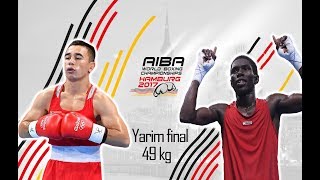 Boks. Jahon chempionati. Yarim final. 49 kg. Hasanboy Do'smatov vs Yuberxen Martines