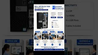 🔥 Dell OptiPlex 7050 Refurbished Desktop | Intel i3/i5 | Starting ₹12,499 | Headway Technology