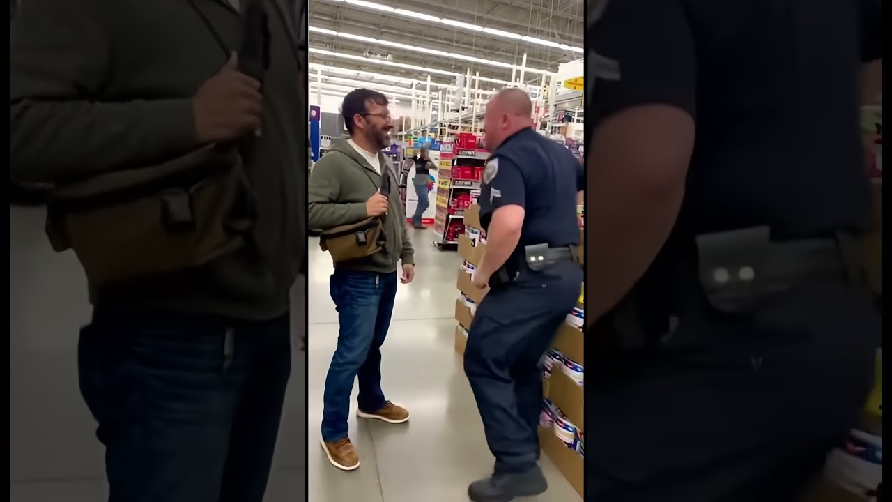 Этот полицейский не ожидал такой реакции 