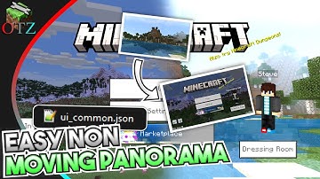 How to make CUSTOM Background using UI_COMMON | MCBE Pack Tutorial